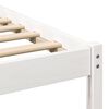 vidaXL Bedframe met hoofdeinde Wit 100 x 200 cm Massief grenenhout