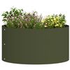 vidaXL Tuin Bloempot 5 pcs Olijf Groen 40 x 40 x 20 cm