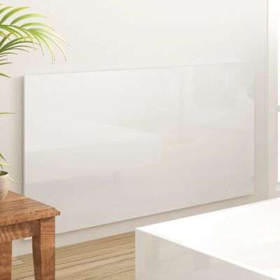 vidaXL Hoofdbord 160x1,5x80 cm bewerkt hout hoogglans wit
