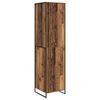 vidaXL Warderobe Oud Hout 50 x 50 x 200 cm Bewerkt hout