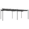 vidaXL Pergola met uitschuifbaar dak 589x292x230 antracietkleurig