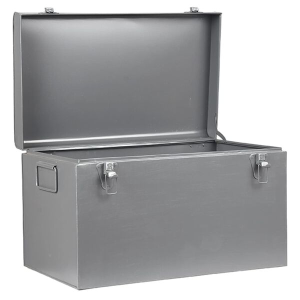 LABEL51 Opbergbox Vintage XL 60x40x35 cm antiekgrijs