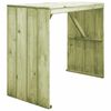 vidaXL Bartafel 130x60x110 cm ge&iuml;mpregneerd grenenhout