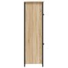 vidaXL Hoge kast 62x32x106,5 cm bewerkt hout sonoma eikenkleurig