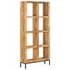 vidaXL Boekenkast 80x25x175 cm massief mangohout