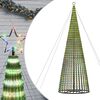 vidaXL LED-kerstboom 1544 LEDs kleurrijk 500 cm