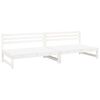 vidaXL Tuinmiddenbanken 2 st 120x80 cm massief grenenhout wit