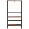 vidaXL Boekenkast Gerookt eiken 60 x 29,5 x 115 cm Bewerkt hout