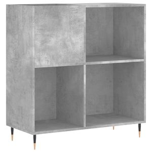 vidaXL Platenkast 84,5x38x89 cm bewerkt hout betongrijs