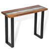 vidaXL Wandtafel 100x35x75 cm teakhout