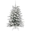 vidaXL Kunstmatige Inklapbare Kerstboom Wit 120 cm PE en PVC