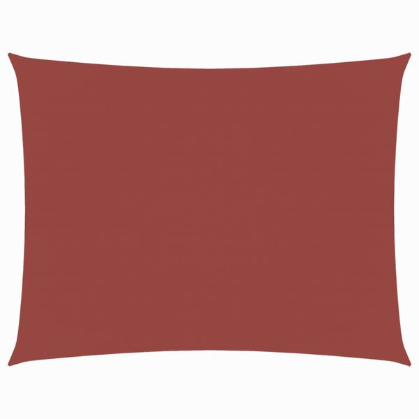 vidaXL Zonnescherm rechthoekig 4x5 m oxford stof terracottakleurig