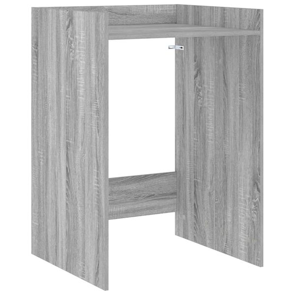 vidaXL Wasmachinekast Grijs Sonoma 67,5 x 62 x 97 cm Bewerkt hout
