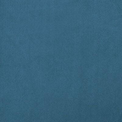 vidaXL Hondenmand 70x45x30 cm fluweel blauw