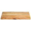 vidaXL Tafelblad met natuurlijke rand 90x60x2,5 cm massief mangohout