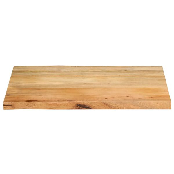 vidaXL Tafelblad met natuurlijke rand 90x60x2,5 cm massief mangohout