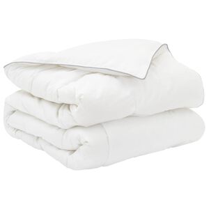 vidaXL Zomer Dekbed 155 x 200 cm Zomer 150 gsm Bamboevezel Wit