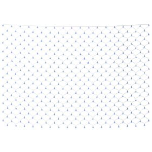 vidaXL Kerstnetverlichting 306 LED's binnen en buiten 3x3 m blauw