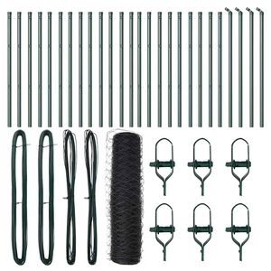 vidaXL Afrasteringspaal Grijs