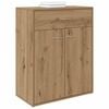 vidaXL Dressoir 60x30x75 cm bewerkt hout artisanaal eikenkleurig