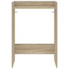 vidaXL Wasmachinekast met opslag Sonoma 67,5 x 48 x 97 cm Bewerkt hout