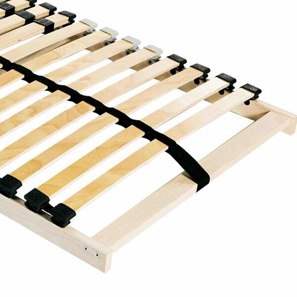 vidaXL Lamelbodem Bruin 100 x 190 cm Massief beukenhout