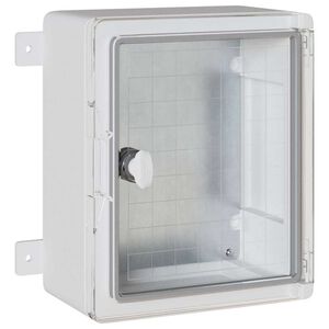 vidaXL Bedieningskast Grijs 32 x 13 x 30 cm ABS Kunststof