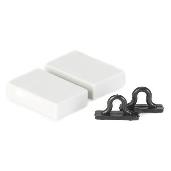 Travellife Vliegengordijn Chenille Basic 185x56 cm grijs en blauw