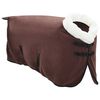 vidaXL Paardendeken Volledig Donkerbruin 105 cm Polar fleece