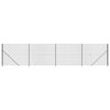 vidaXL Draadgaashek met flens 2x10 m antracietkleurig