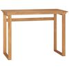 vidaXL Bureau 100x45x75 cm massief teakhout