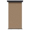 vidaXL Zijscherm Balkon 100% polyester ijzer staal