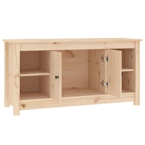 vidaXL Tv-meubel 103x36,5x52 cm massief grenenhout