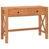 vidaXL Bureau met 2 lades 100x40x75 cm teakhout