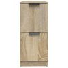vidaXL Dressoir 30x30x70 cm bewerkt hout sonoma eikenkleurig