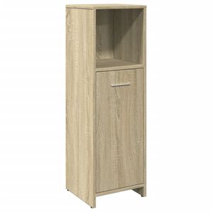 vidaXL Badkamerkast 30x30x95 cm spaanplaat sonoma eikenkleurig
