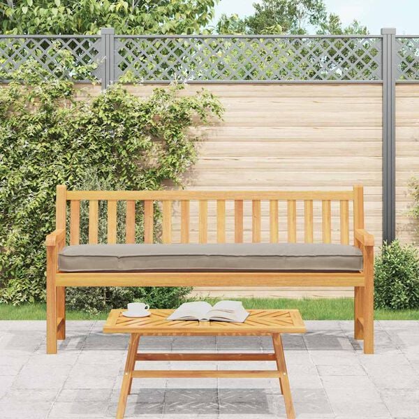 vidaXL Pallet Kussen Set 2 pcs Taupe 180 x 40 x 8 cm Oxford Stof