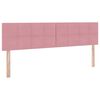 vidaXL Opslag bed met matras met hoofdeinde Roze 100 x 200 cm