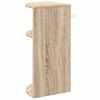 vidaXL Bijzettafel Sonoma Eiken 29,6 x 29,6 x 60 cm Bewerkt hout