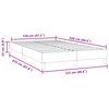 vidaXL Boxspring zonder matras fluweel donkergroen 120x220 cm