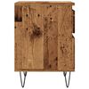 vidaXL Nachtkastjes 2 st 40x35x50 cm bewerkt hout oud houtkleurig