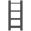 vidaXL Boekenkast/kamerscherm 60x35x125 cm massief hout grijs