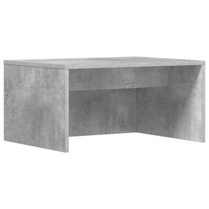 vidaXL Wandbureau Beton Grijs Bewerkt hout 60 x 45 x 30 cm