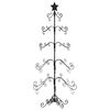 vidaXL Kerstdecoratie kerstboom 150 cm metaal zwart