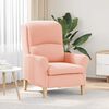 vidaXL Fauteuil Roze 76 x 94 x 102 cm Sharpa stof