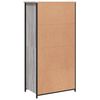 vidaXL Hoge kast 62x36x121,5 cm bewerkt hout grijs sonoma