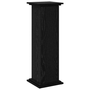 vidaXL Displaystand Zwart Eiken 31 x 30 x 90 cm Bewerkt hout
