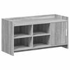 vidaXL Schoenenkast Grijs Sonoma 100 x 39,5 x 51 cm Bewerkt hout