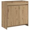 vidaXL Badkamer Onder Wasbak Kast Artisanaal eiken 78,5 x 37,5 x 81 cm