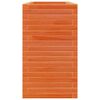 vidaXL Plantenbak 110x40x68,5 cm massief grenenhout wasbruin